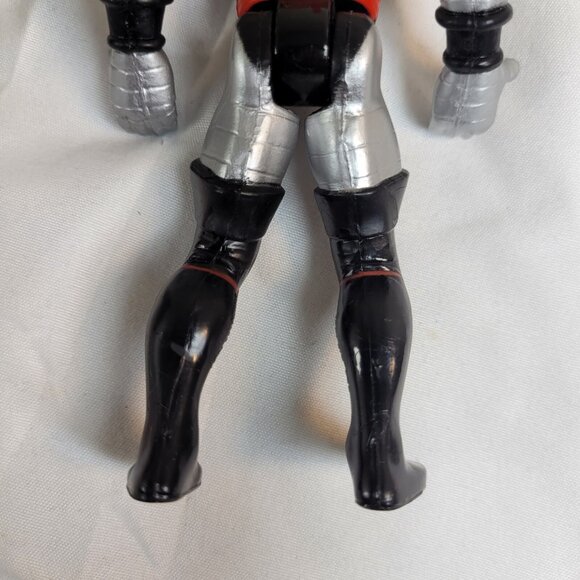 Toybiz X-Men Power Lift Colossus Variant Red and Black 1991 NM w/ weight - Picture 10 of 11